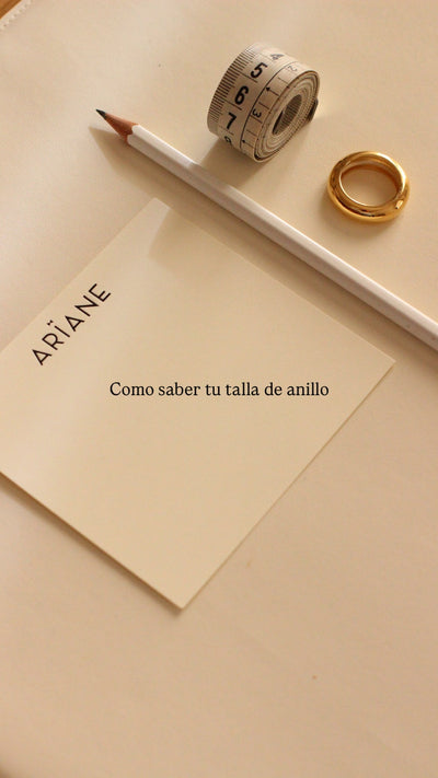 Como saber tu talla de anillo