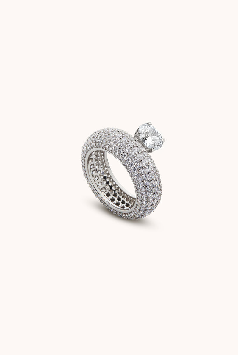 ANILLO DONUT PAVÉ ZIRCON