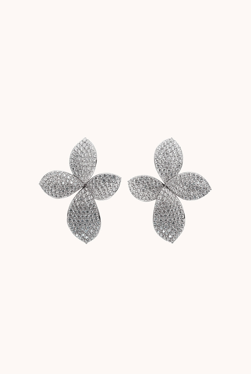 BLOOMING SILVER EARRINGS