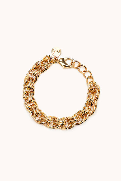 PULSERA ESLABONES DORADO 04