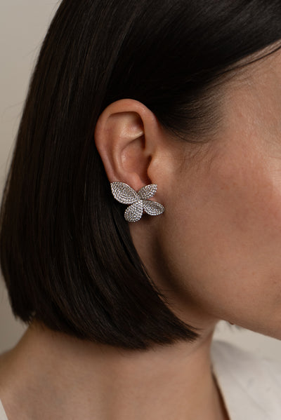 BLOOMING SILVER EARRINGS