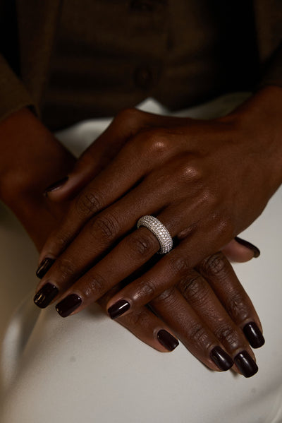 PAVÉ DONUT RING