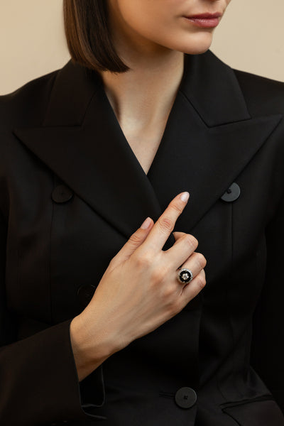 SILVER FIANCÉE RING