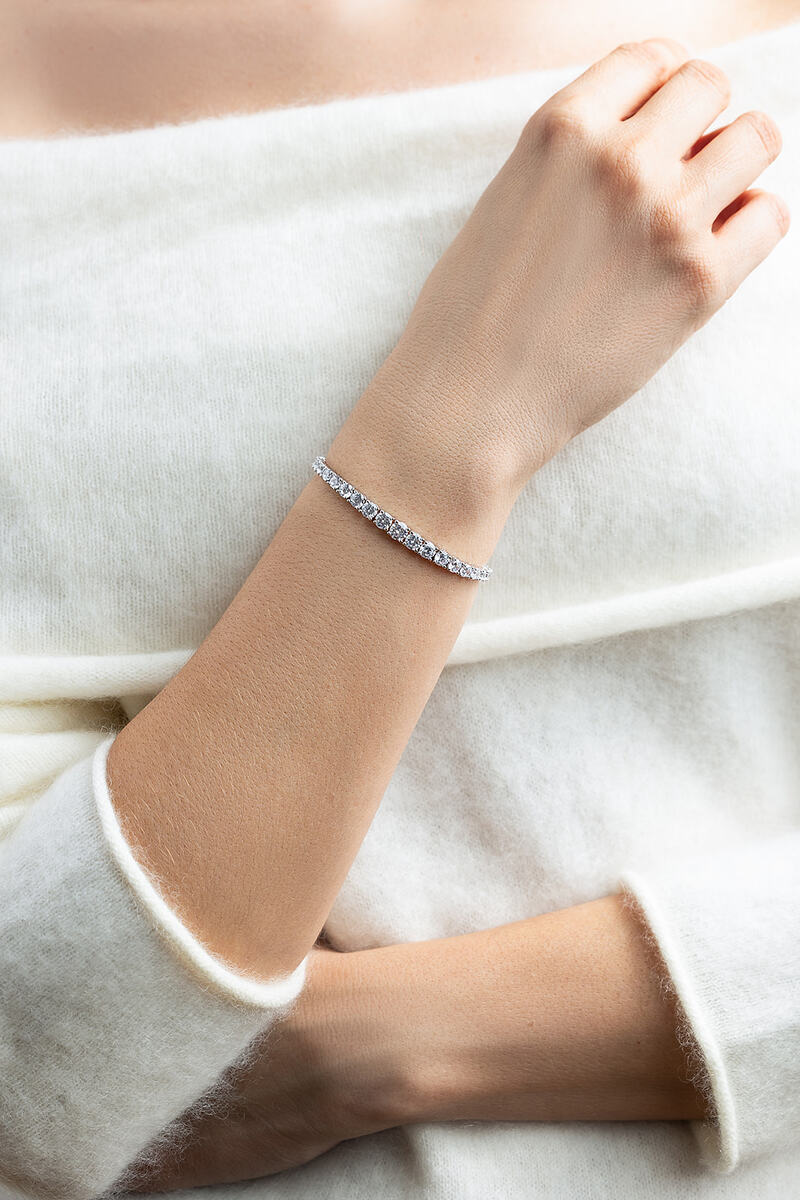 PULSERA PLATA RIVIÈRE DEGRADÉ