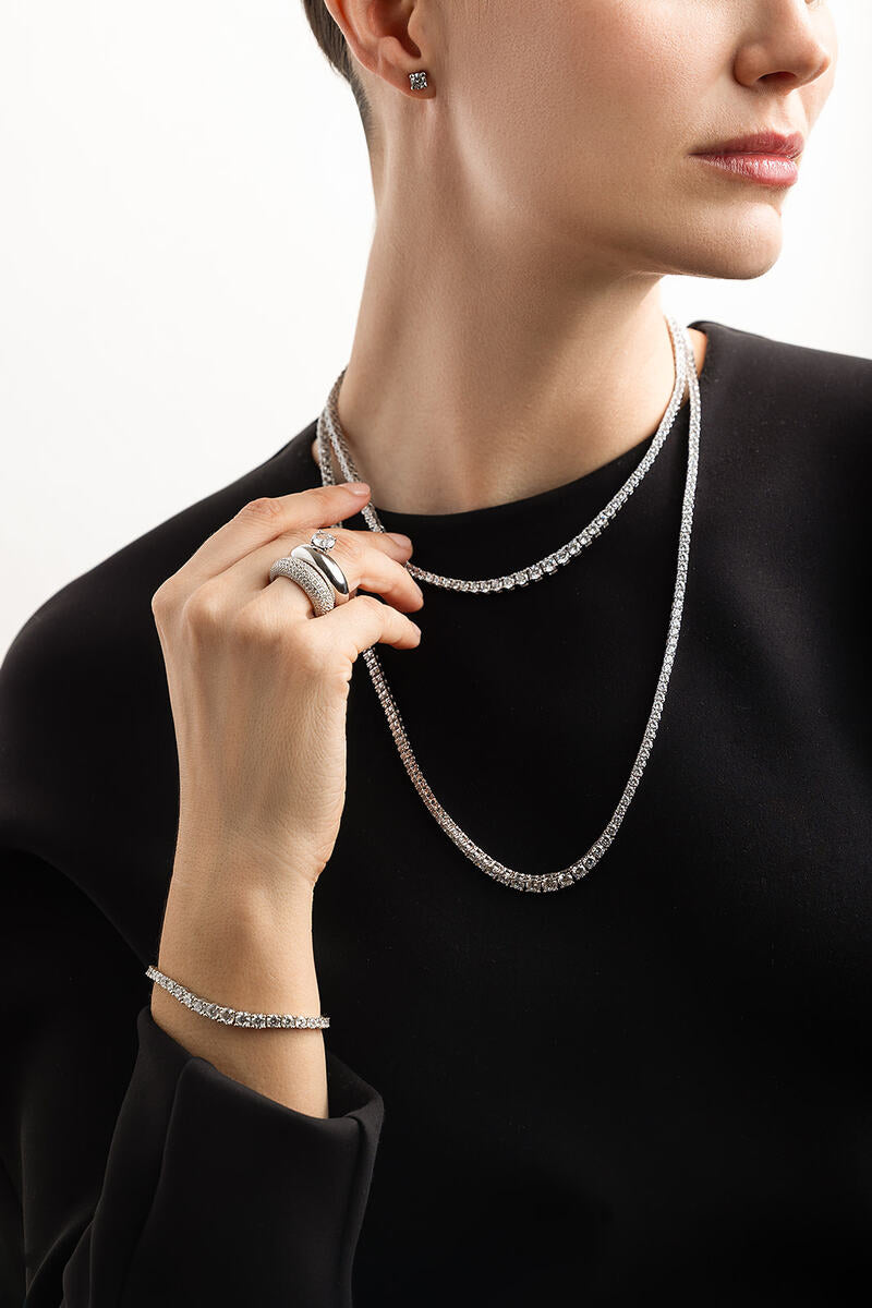 PULSERA PLATA RIVIÈRE DEGRADÉ