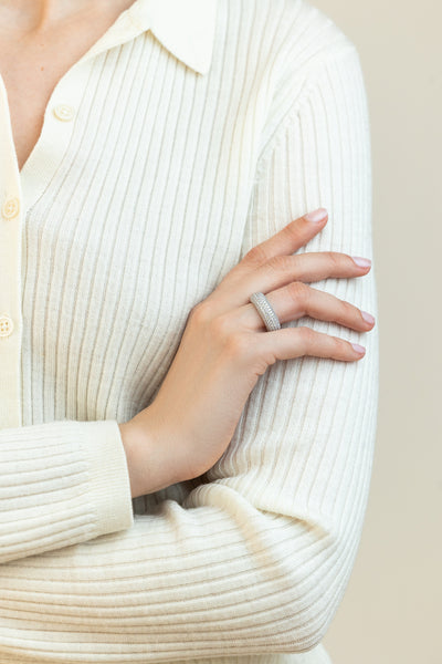 PAVÉ DONUT RING