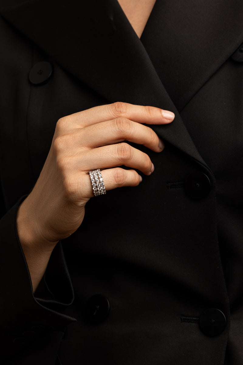 RIVIÈRE SILVER RING