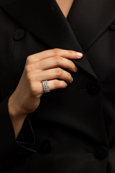 RIVIÈRE SILVER RING