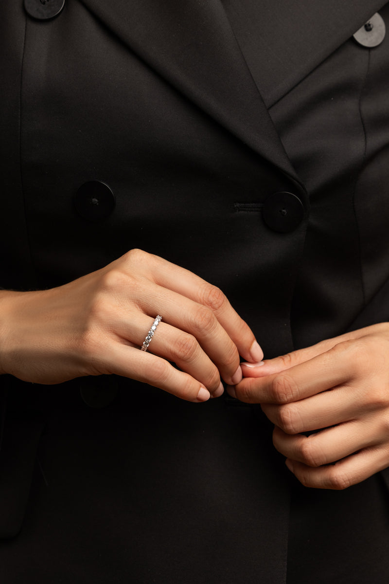 RIVIÈRE SILVER RING