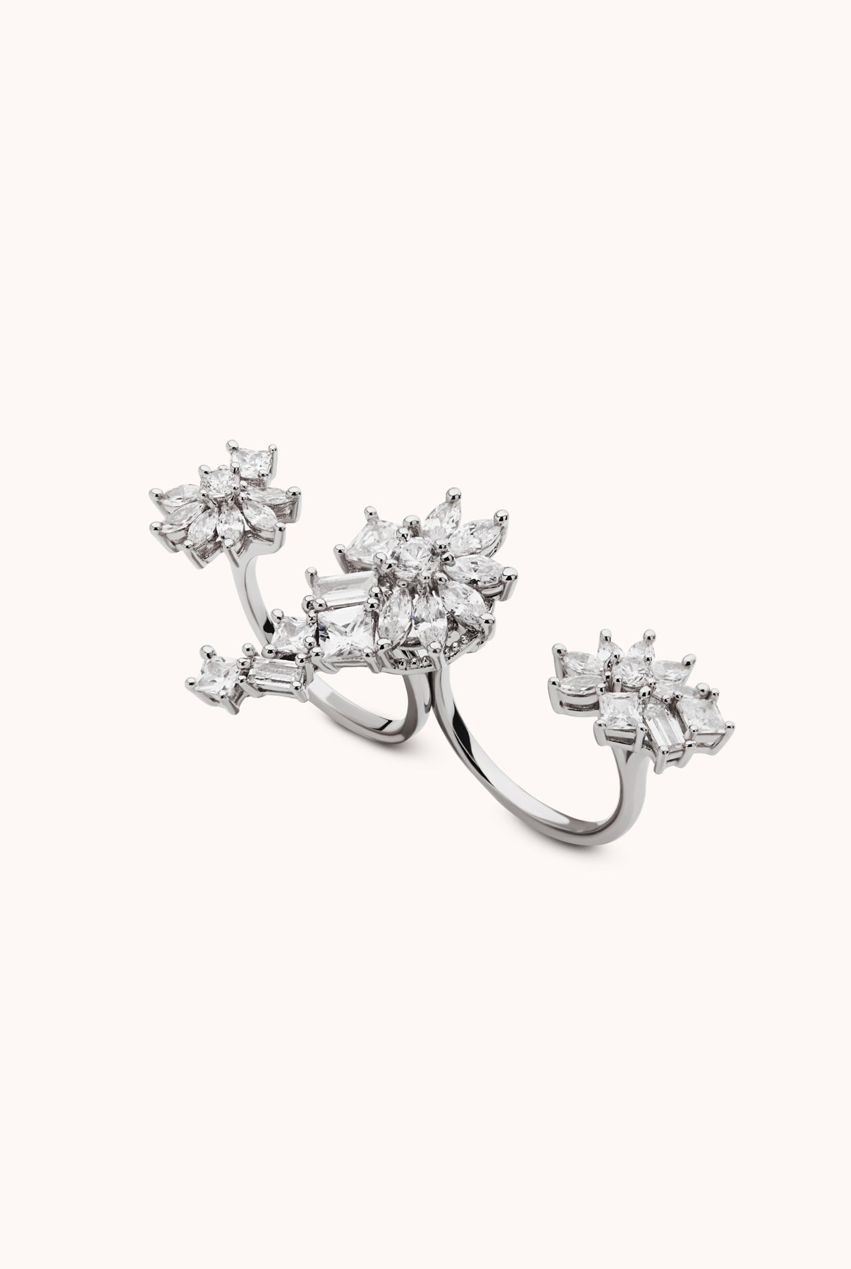 TRANSFORMABLE ORCHID SILVER RING