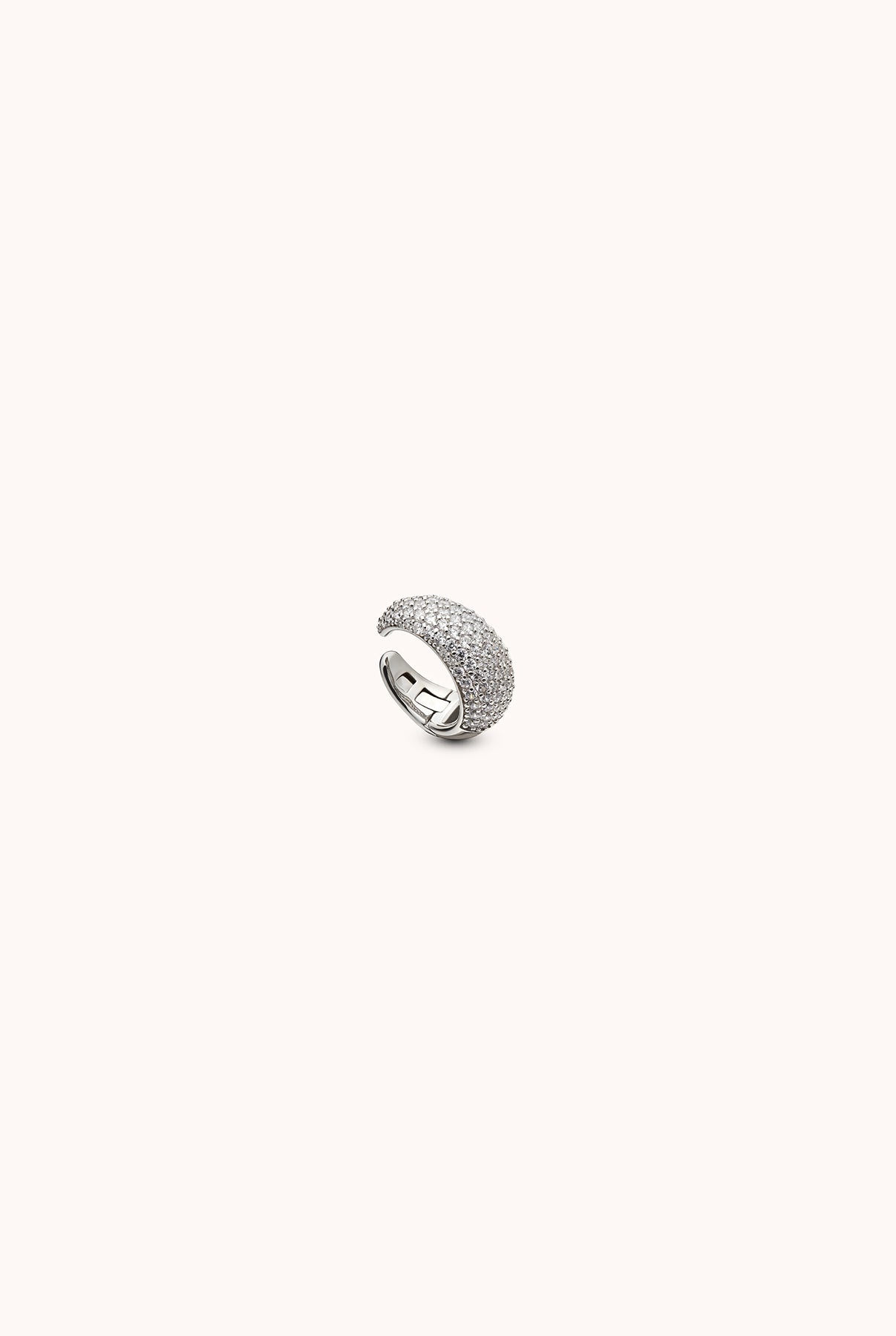 SILVER ZOE ZIRCONIA EARCUFF
