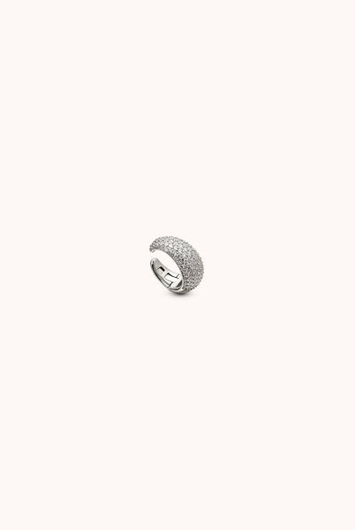 SILVER ZOE ZIRCONIA EARCUFF