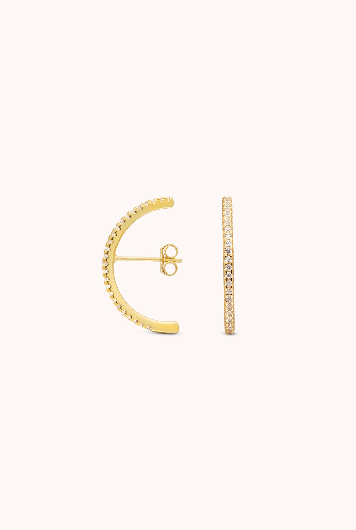 GOLD RIVIÈRE EARRINGS
