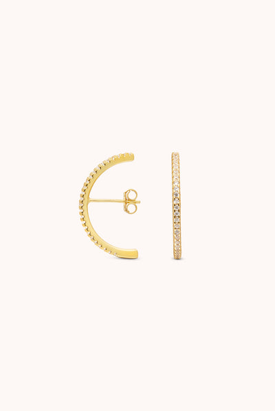 GOLD RIVIÈRE EARRINGS