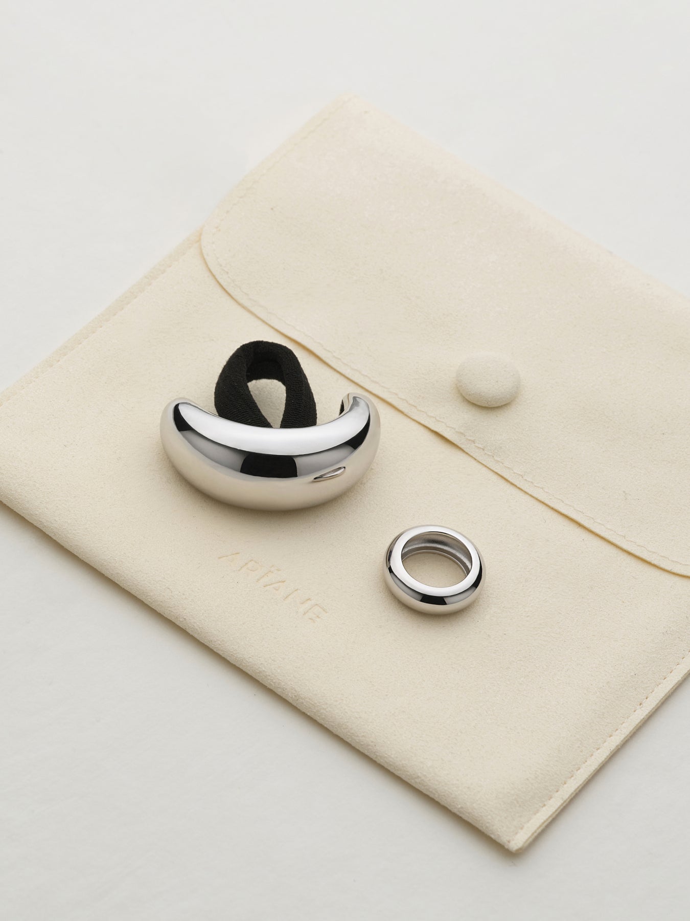 SET DE JOYAS DONUT PLATA