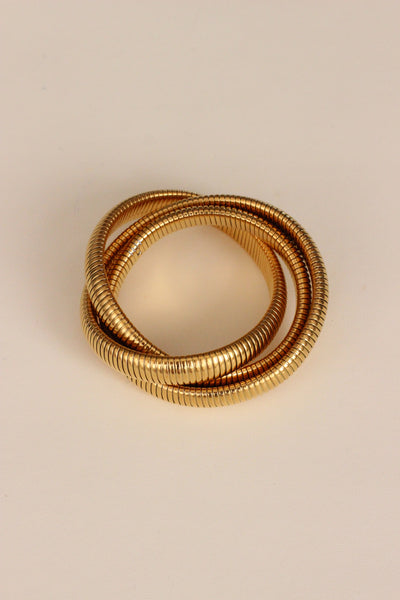 PULSERA SERPENTINE ORO TALLA M