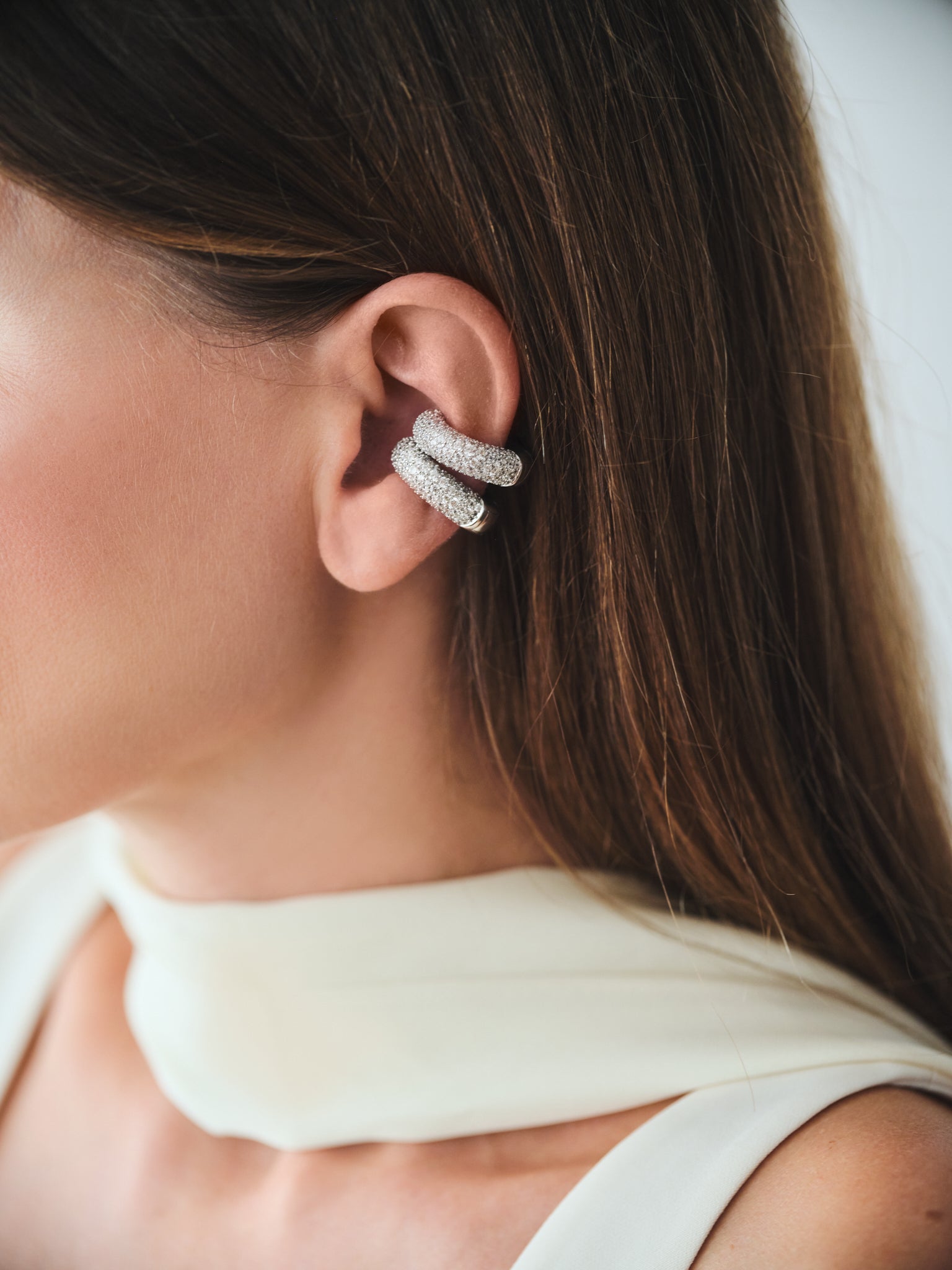 EAR CUFF DONUT PAVÉ