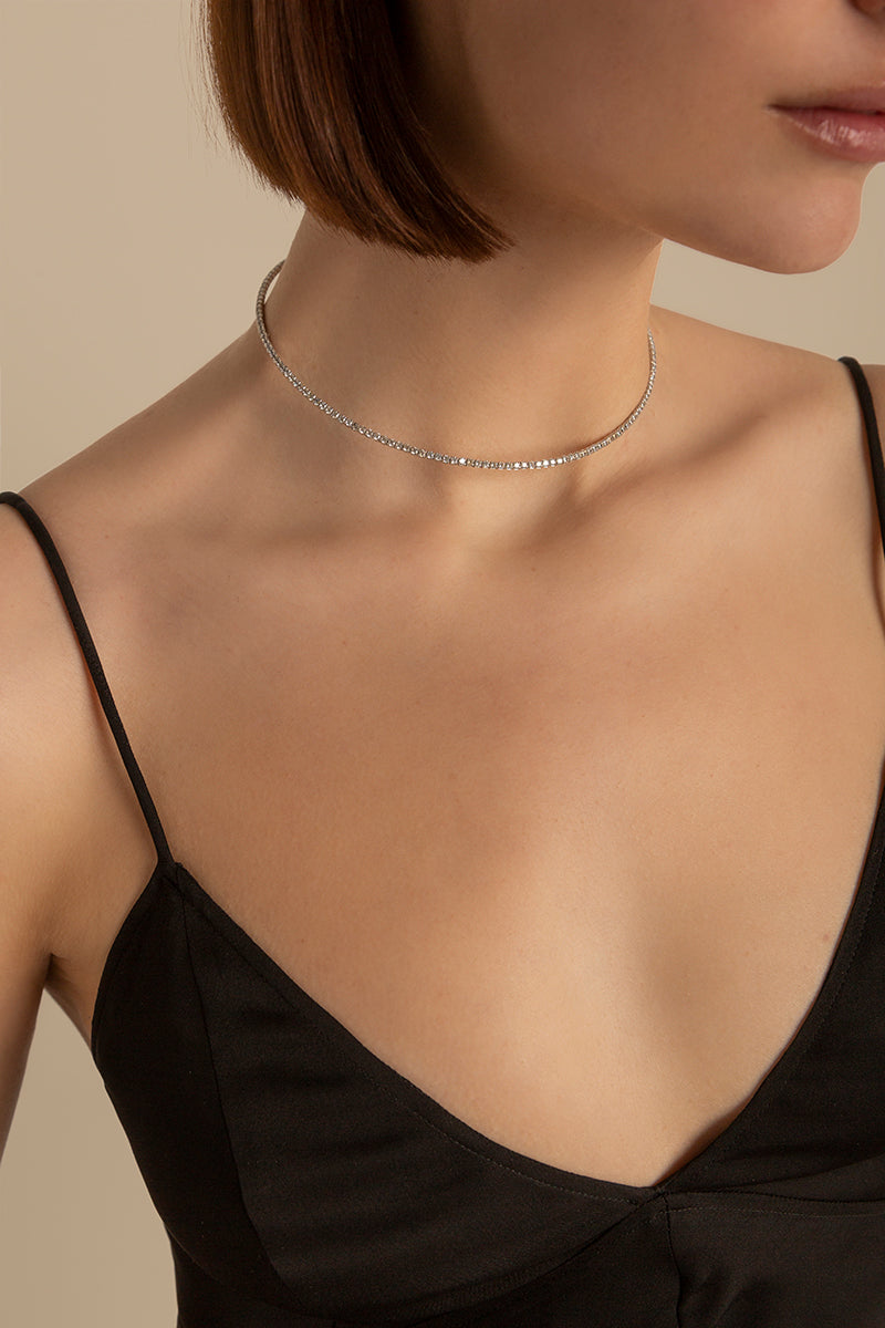 RIVIÈRE SILVER CHOKER