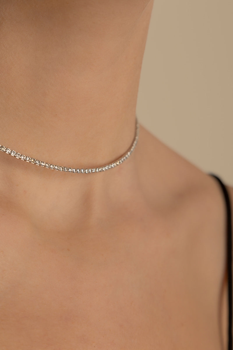 RIVIÈRE SILVER CHOKER