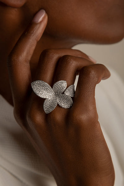 BLOOM SILVER RING