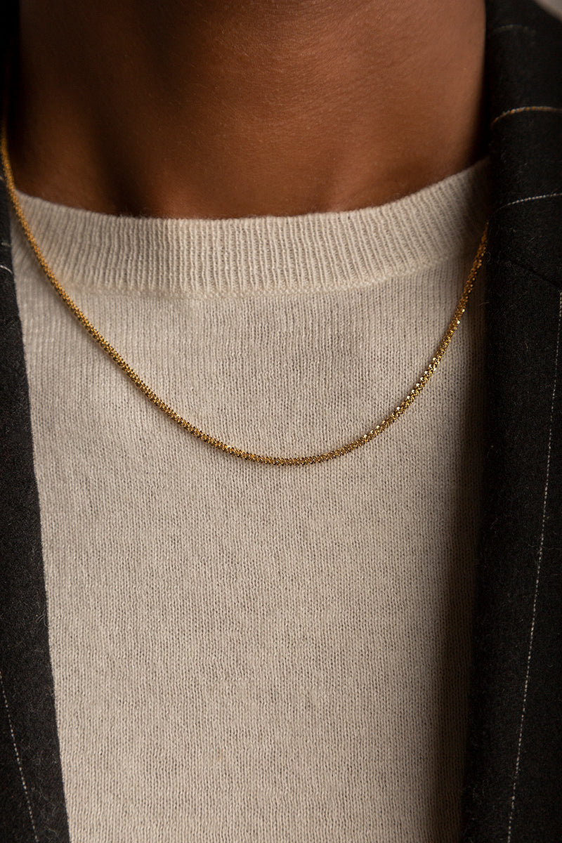 GOLD PLATED SILVER CHAIN